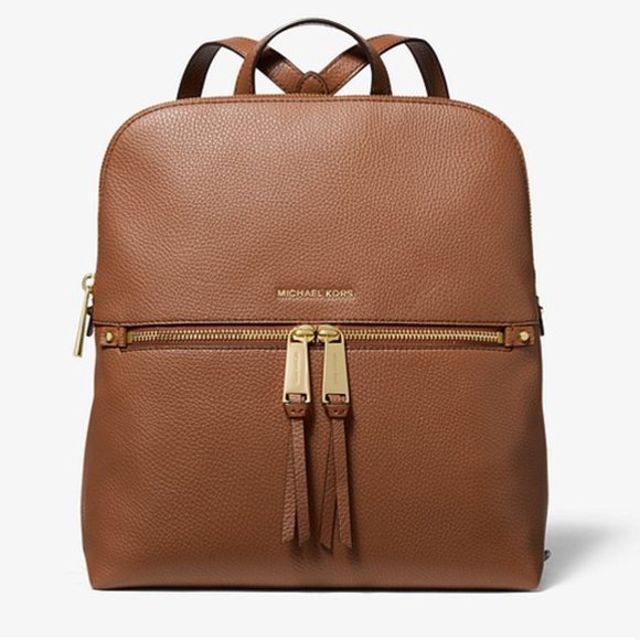Michael Kors Rhea Pebbled Backpack - Picture 2 of 15